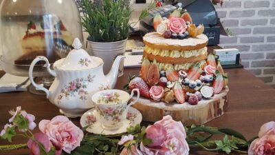 A photograph of Buttercream Tearoom in Hinckley