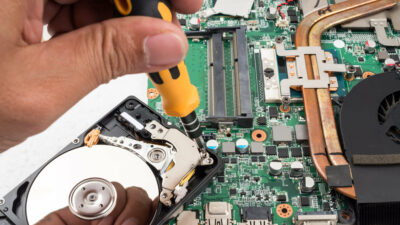 A photograph of Computer Plaza in Hinckley