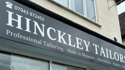 A photograph of Hinckley Tailors in Hinckley