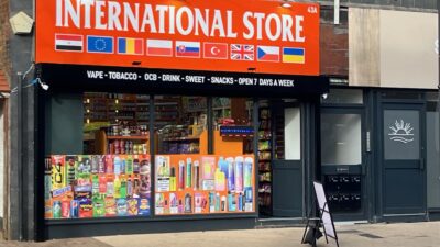 A photograph of International Store in Hinckley