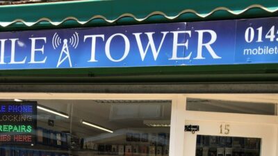 A photograph of Mobile Tower in Hinckley