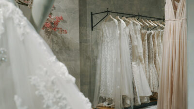 A photograph of Dress Me Pretty Bridal Room in Hinckley