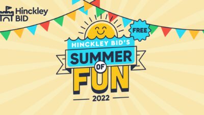 Hinckley BID's Summer of fun - Pete's Suitcase Circus promotional image