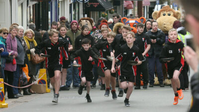 Hinckley BID's Annual Pancake Race promotional image