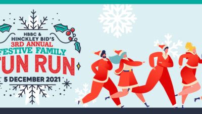 2021 Hinckley BID & HBBC FREE Festive Family Fun Run promotional image