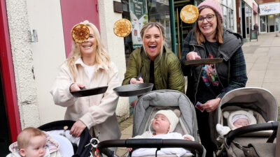 Hinckley BID's Pancake Race promotional image