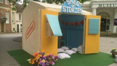 Hinckley BID's Summer of fun - The Shed of Stories promotional image
