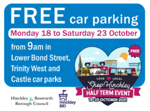 Free car parking Oct 2021