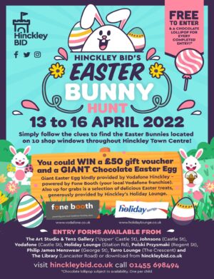 HNB Easter Bunny Hunt Poster 2022 A4