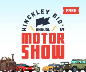 Hinckley BID's 15th Annual Motor Show 2026 promotional graphic