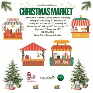 Hinckley BID's Christmas Market promotional graphic