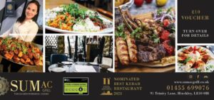 Sumac Grill offer promotional graphic