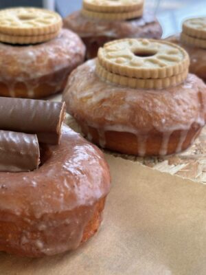 Rollo's Doughnuts offer promotional graphic