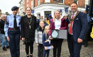 MS2024 2nd Place Dannielle Watson and family Rolls Royce